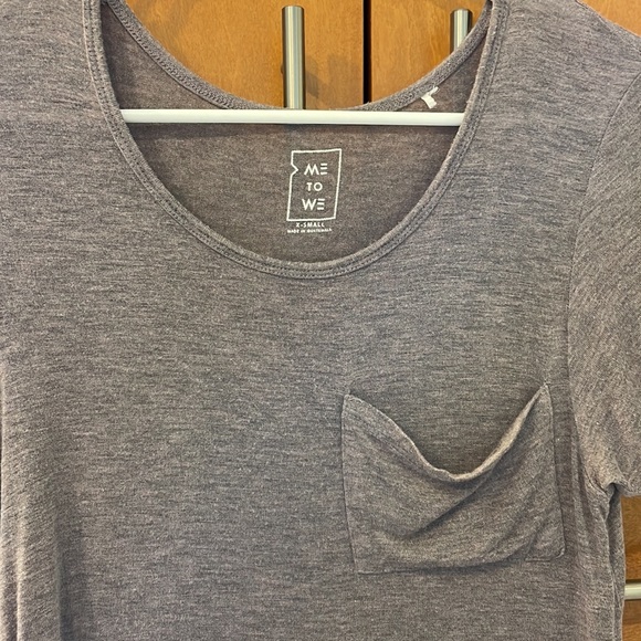 Me to We long distressed t shirt - Picture 2 of 3